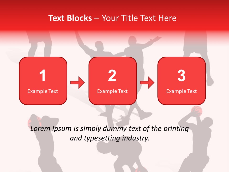 Jump Dribble League PowerPoint Template