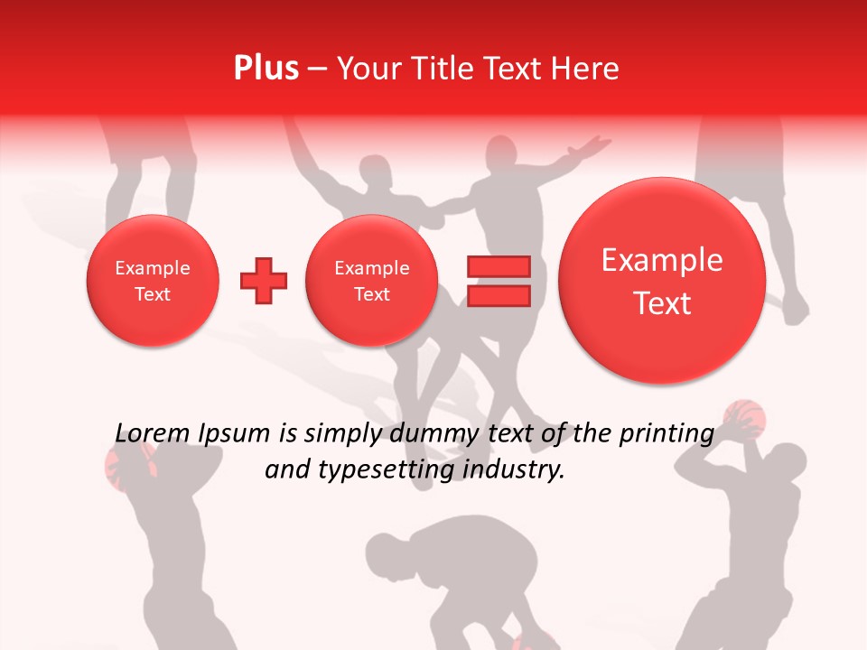 Jump Dribble League PowerPoint Template