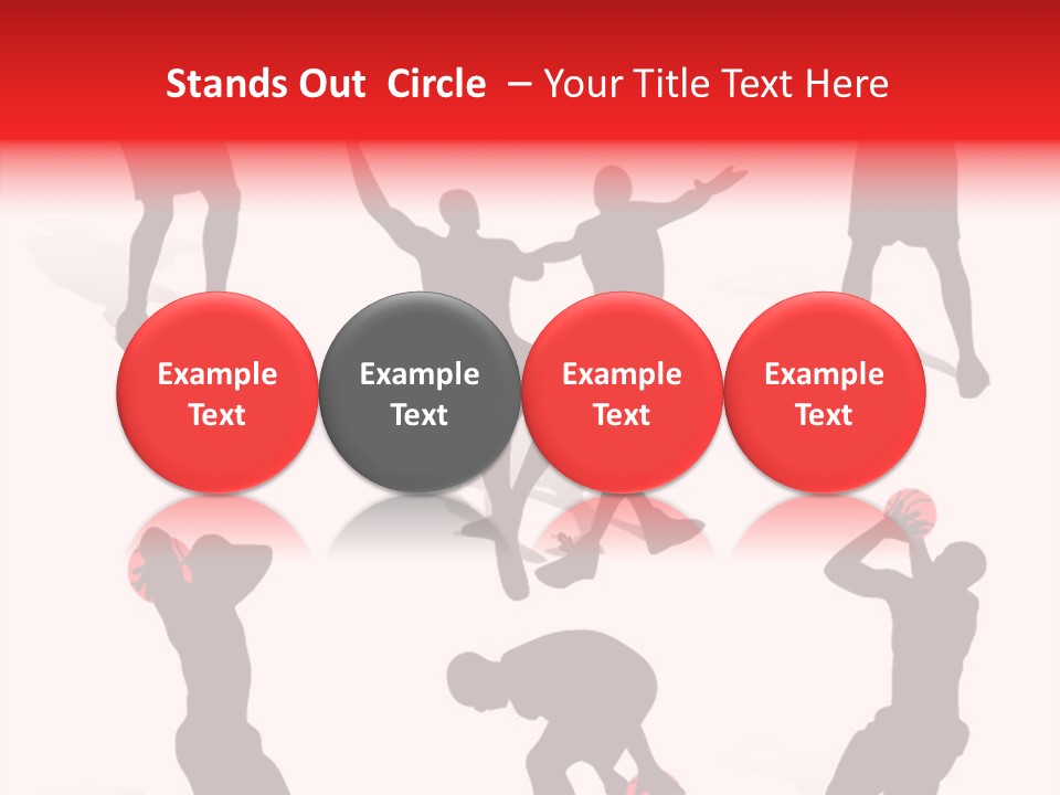 Jump Dribble League PowerPoint Template