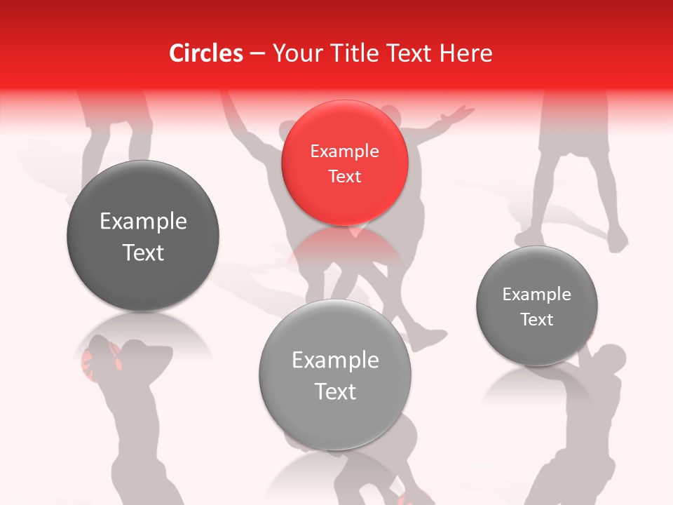 Jump Dribble League PowerPoint Template