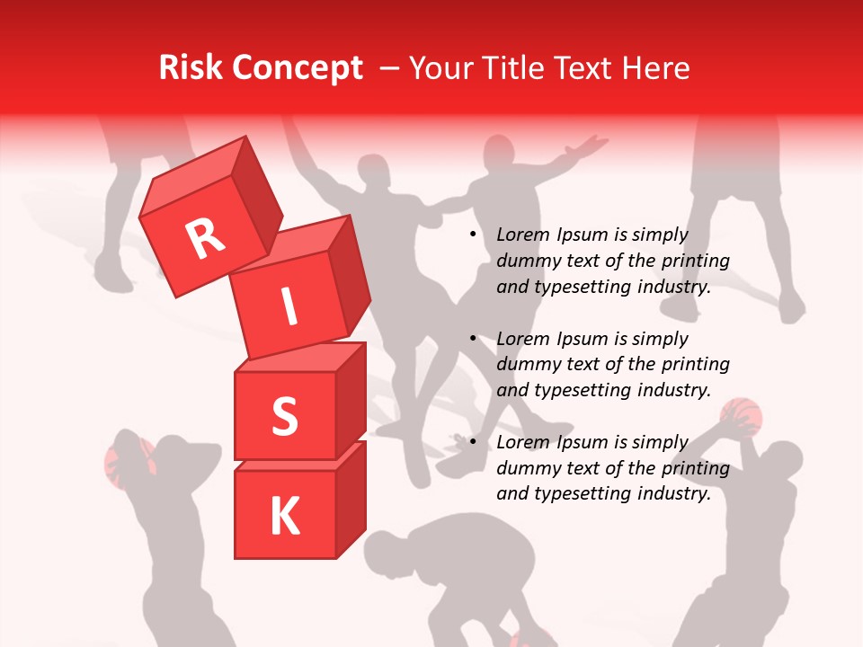 Jump Dribble League PowerPoint Template