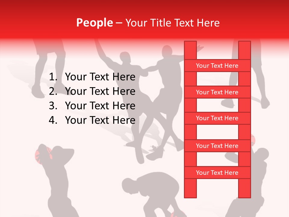Jump Dribble League PowerPoint Template
