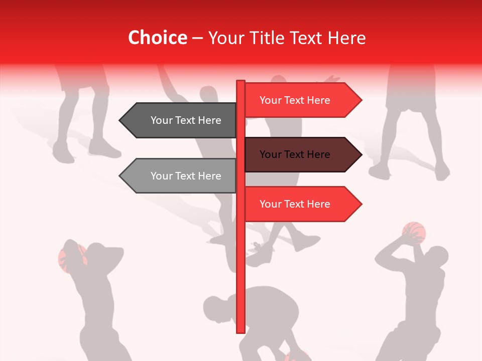 Jump Dribble League PowerPoint Template