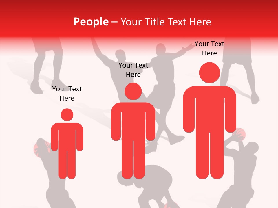 Jump Dribble League PowerPoint Template