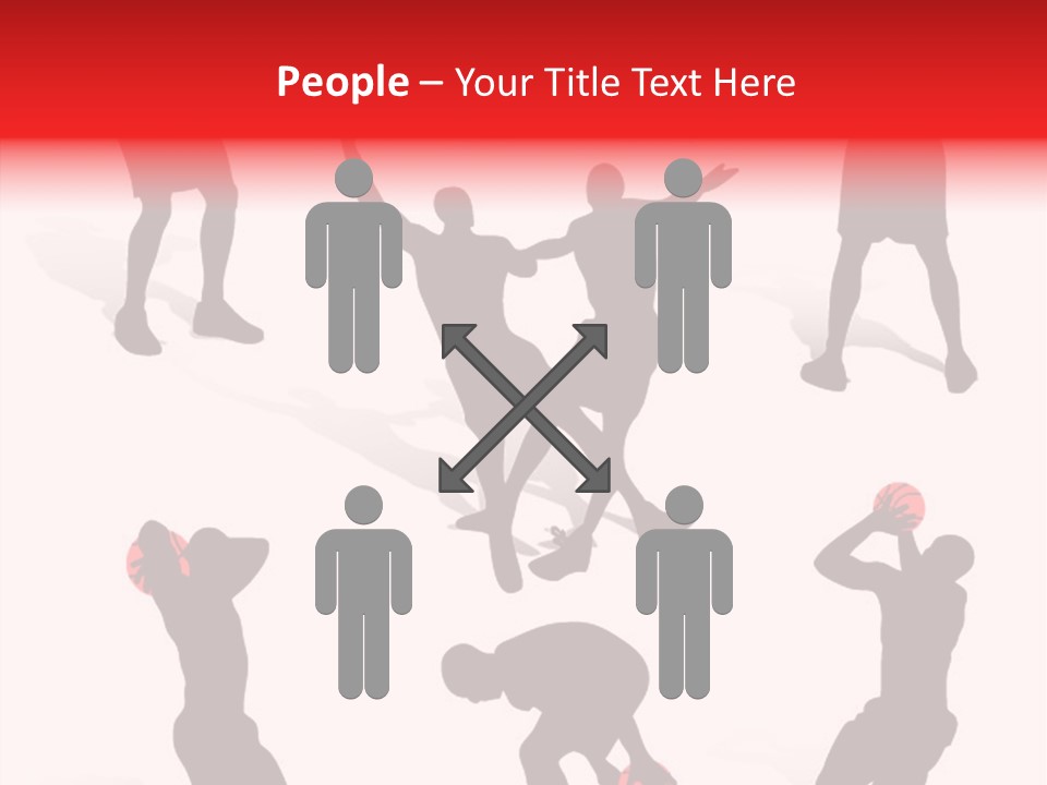 Jump Dribble League PowerPoint Template