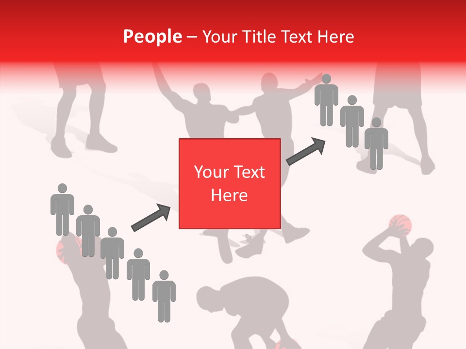 Jump Dribble League PowerPoint Template