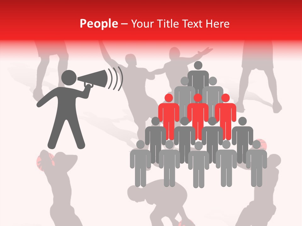 Jump Dribble League PowerPoint Template