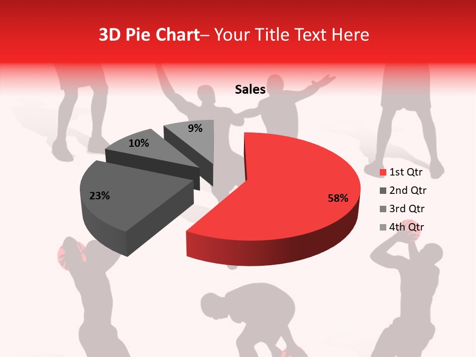 Jump Dribble League PowerPoint Template