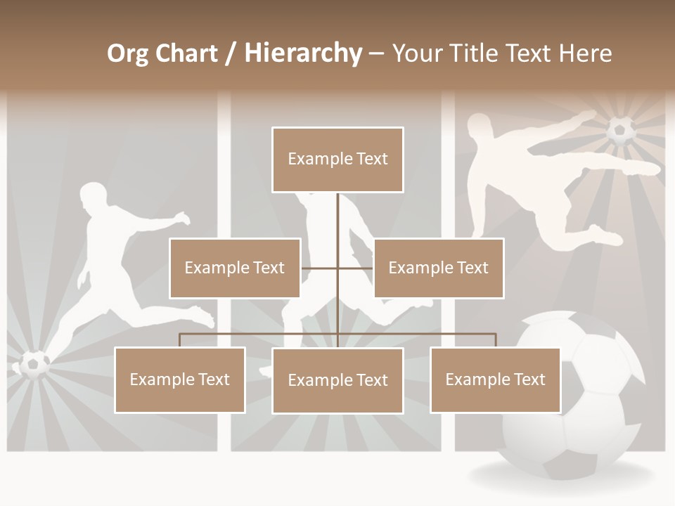 A Soccer Player Kicking A Soccer Ball PowerPoint Template