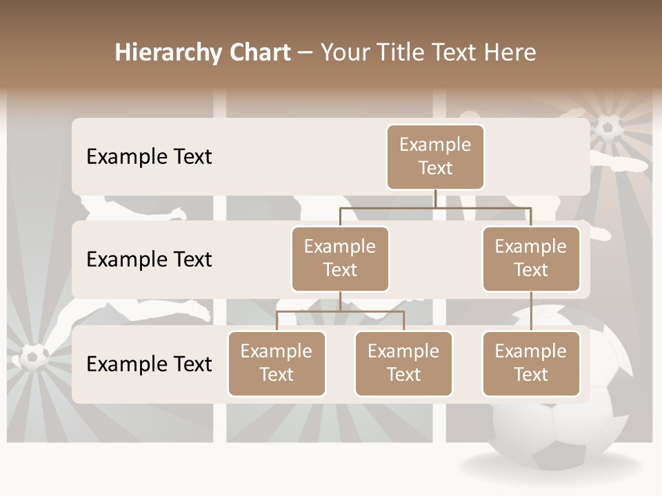 A Soccer Player Kicking A Soccer Ball PowerPoint Template