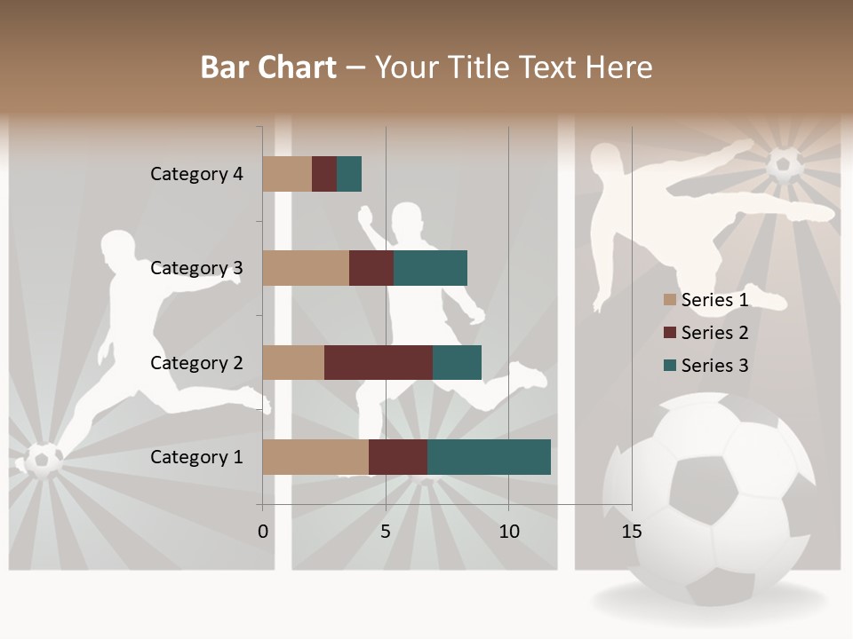 A Soccer Player Kicking A Soccer Ball PowerPoint Template