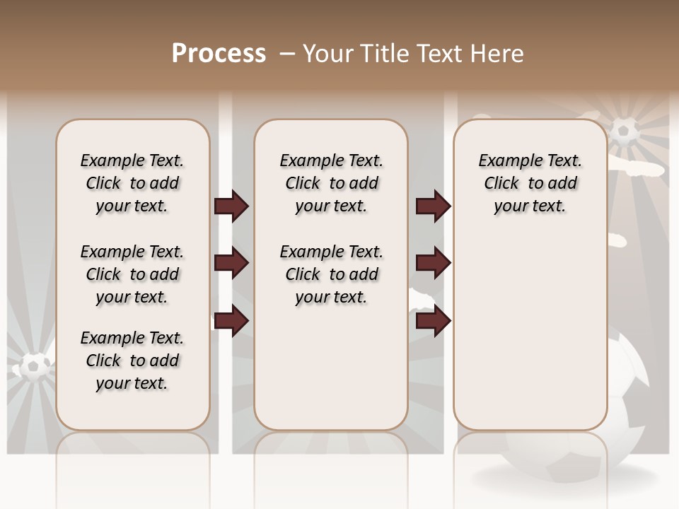 A Soccer Player Kicking A Soccer Ball PowerPoint Template