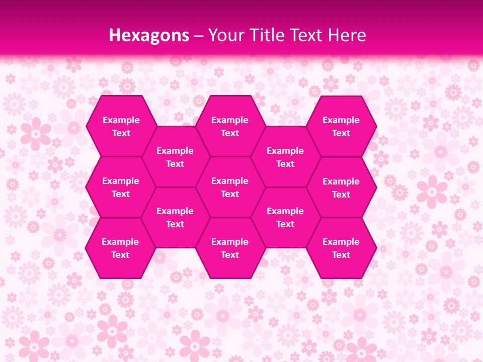 A Pink And White Floral Powerpoint Presentation PowerPoint Template