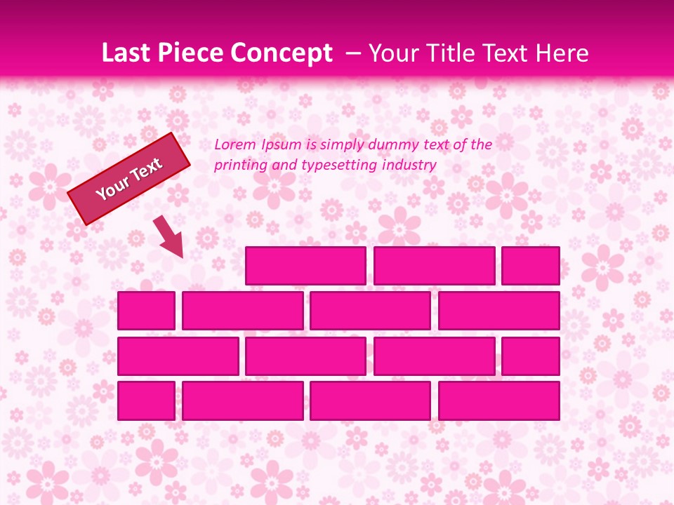 A Pink And White Floral Powerpoint Presentation PowerPoint Template