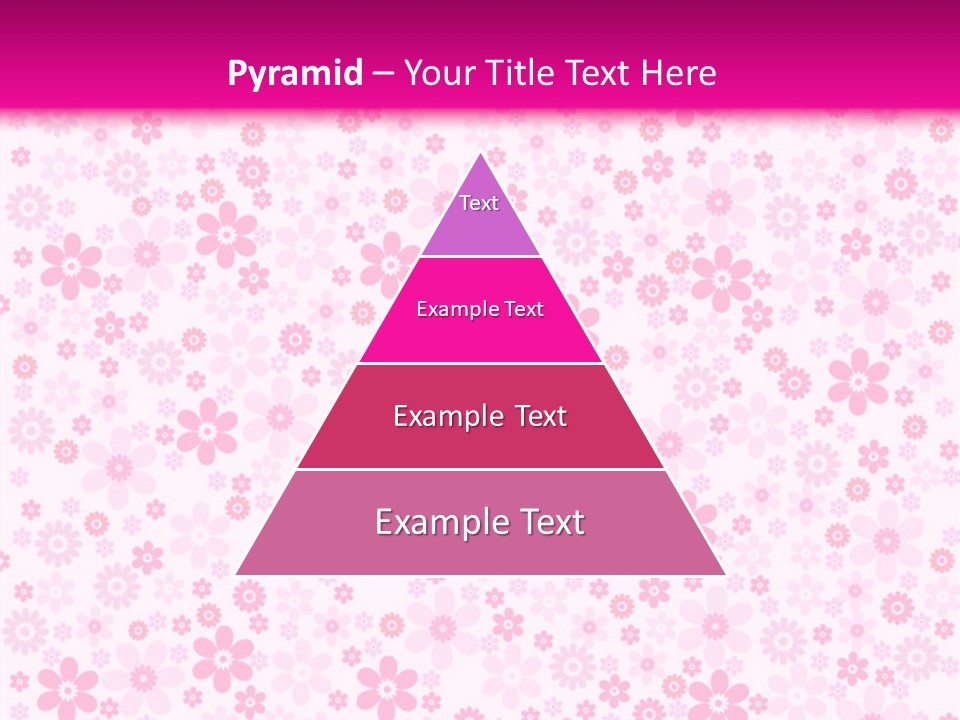 A Pink And White Floral Powerpoint Presentation PowerPoint Template