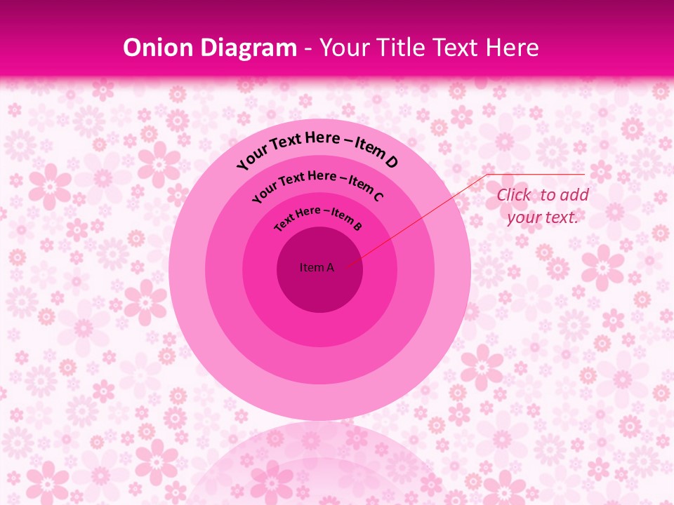 A Pink And White Floral Powerpoint Presentation PowerPoint Template