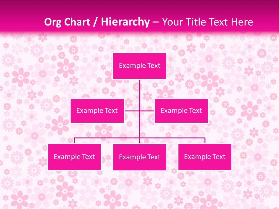 A Pink And White Floral Powerpoint Presentation PowerPoint Template