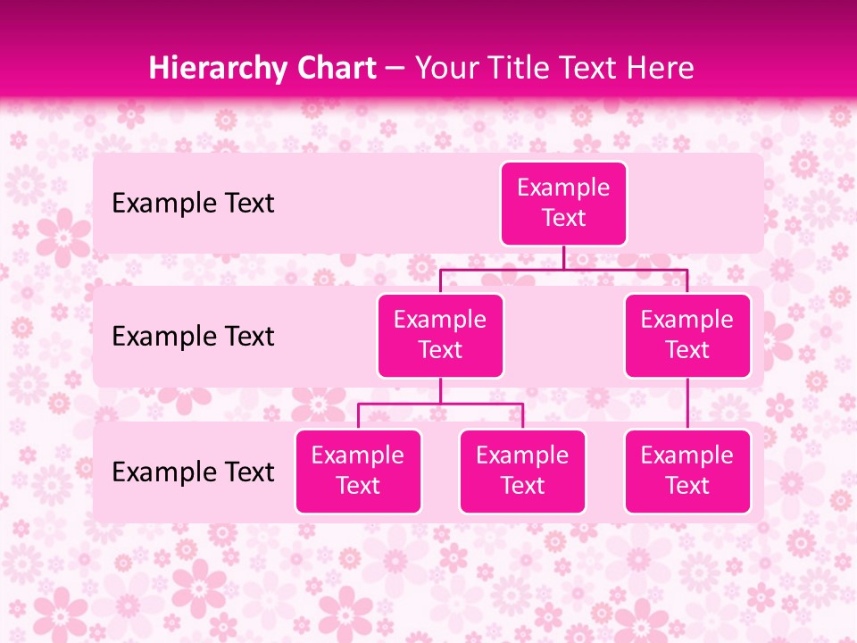 A Pink And White Floral Powerpoint Presentation PowerPoint Template