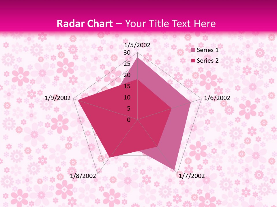 A Pink And White Floral Powerpoint Presentation PowerPoint Template