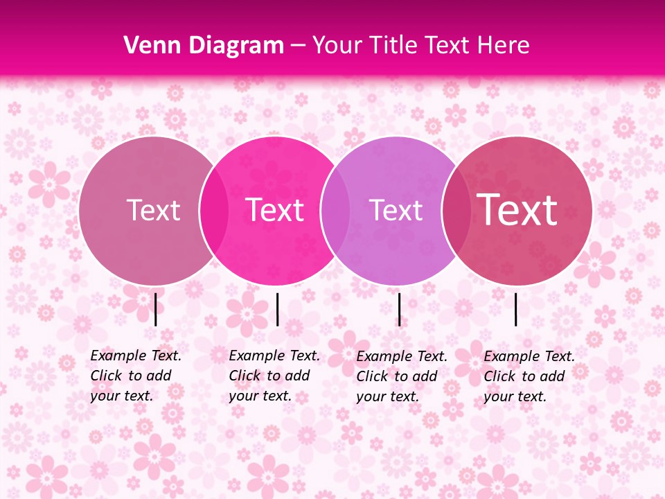 A Pink And White Floral Powerpoint Presentation PowerPoint Template