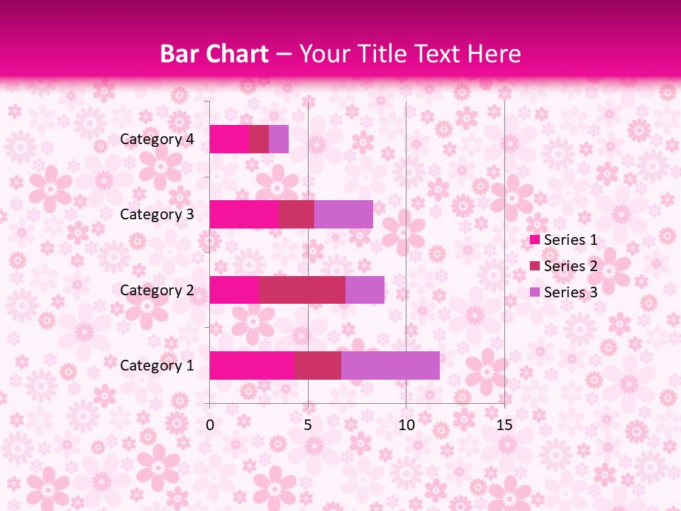 A Pink And White Floral Powerpoint Presentation PowerPoint Template