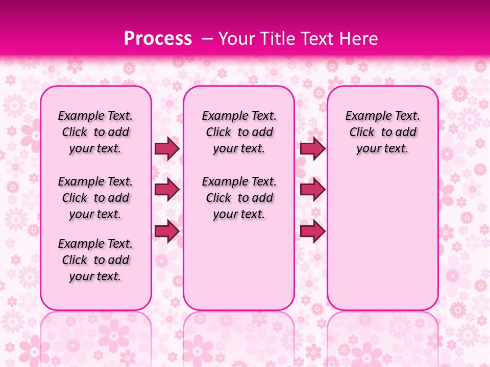 A Pink And White Floral Powerpoint Presentation PowerPoint Template