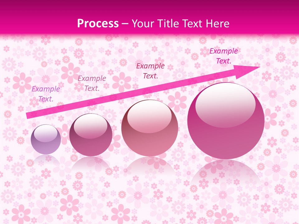A Pink And White Floral Powerpoint Presentation PowerPoint Template