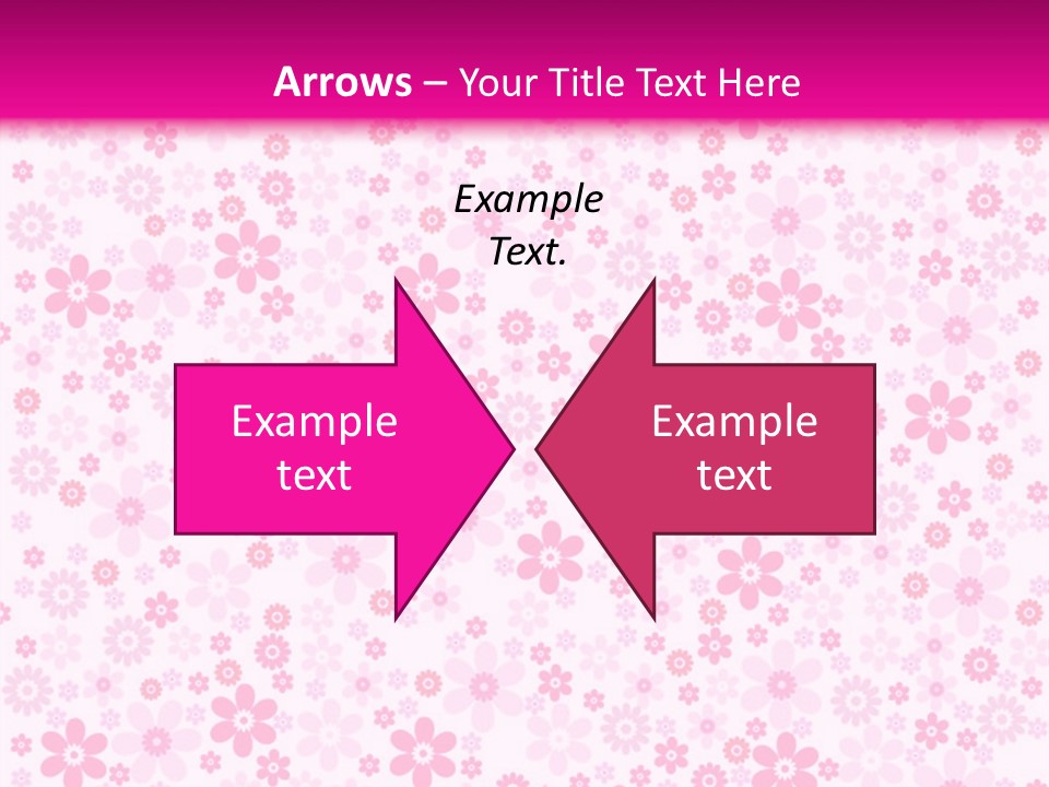 A Pink And White Floral Powerpoint Presentation PowerPoint Template