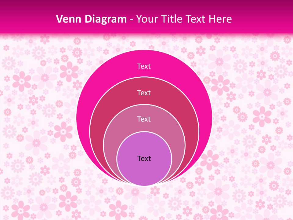 A Pink And White Floral Powerpoint Presentation PowerPoint Template