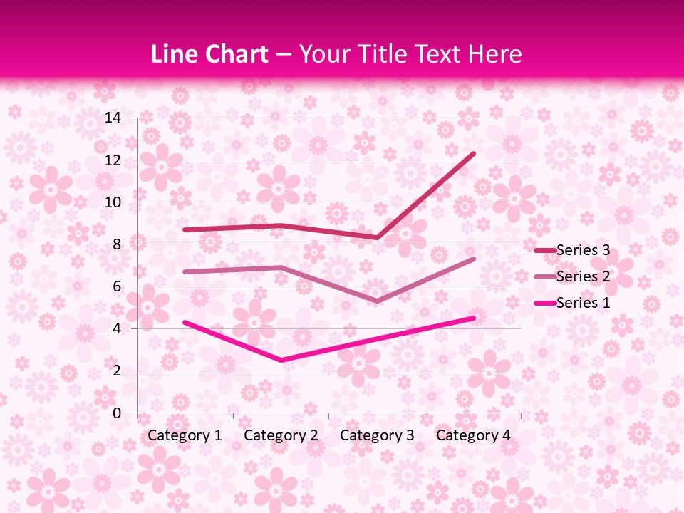 A Pink And White Floral Powerpoint Presentation PowerPoint Template