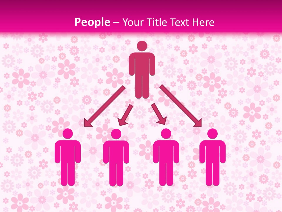 A Pink And White Floral Powerpoint Presentation PowerPoint Template