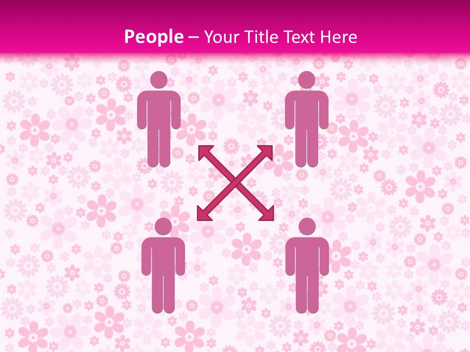 A Pink And White Floral Powerpoint Presentation PowerPoint Template