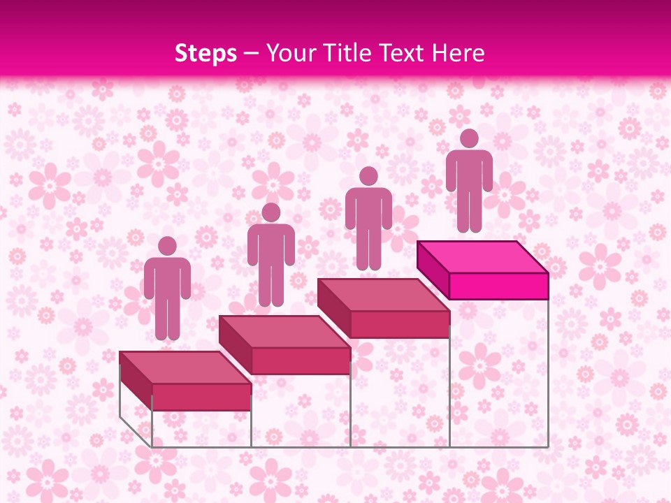 A Pink And White Floral Powerpoint Presentation PowerPoint Template