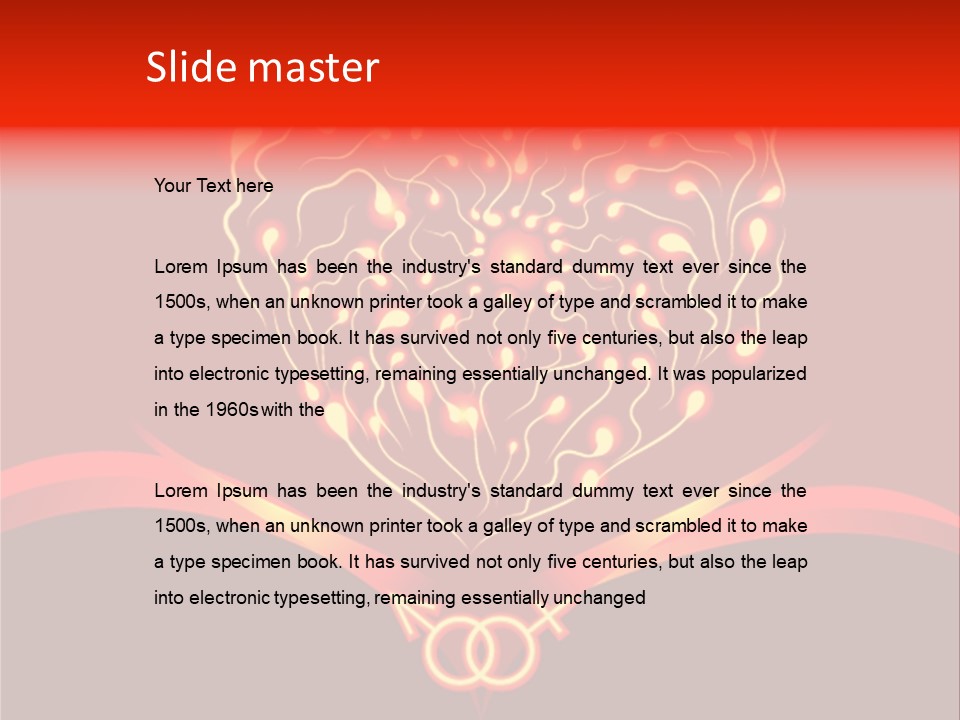 Love Clipart Drawing PowerPoint Template