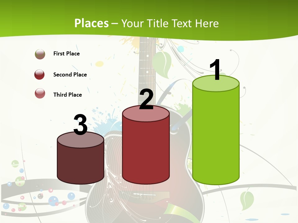 Pattern Guitar Sound PowerPoint Template