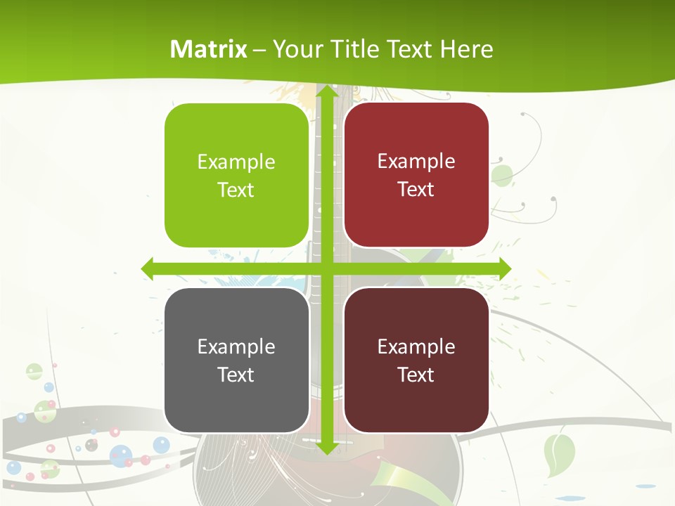 Pattern Guitar Sound PowerPoint Template