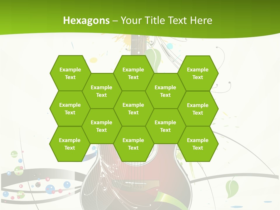 Pattern Guitar Sound PowerPoint Template