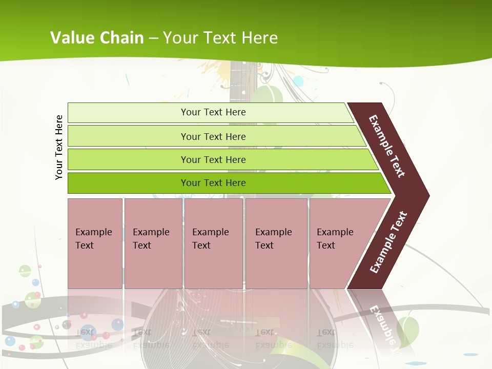 Pattern Guitar Sound PowerPoint Template