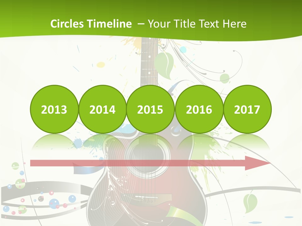 Pattern Guitar Sound PowerPoint Template