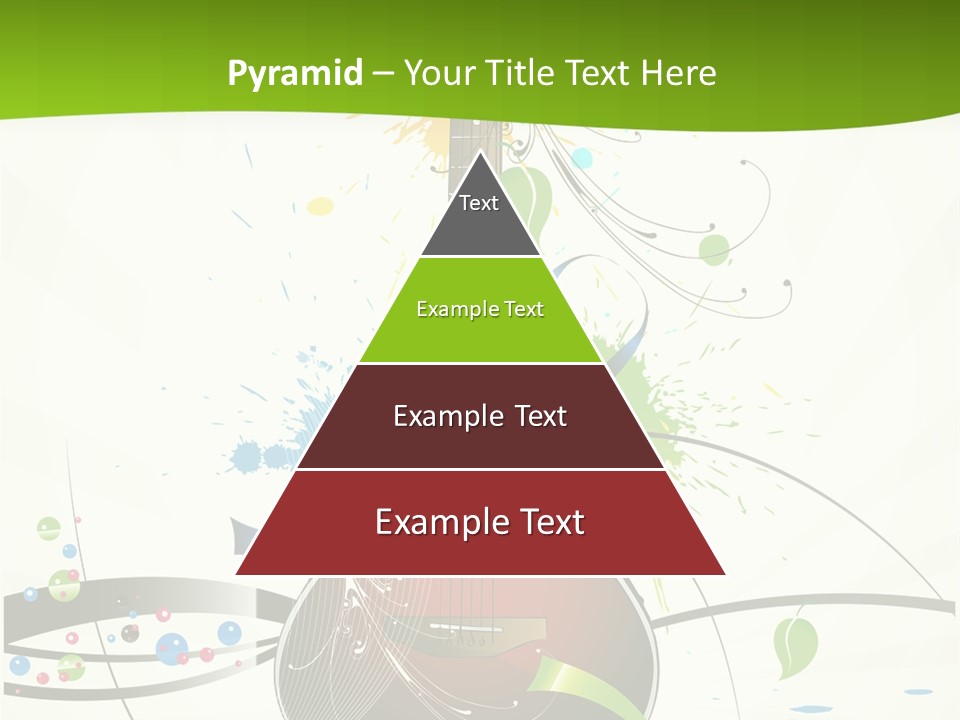 Pattern Guitar Sound PowerPoint Template