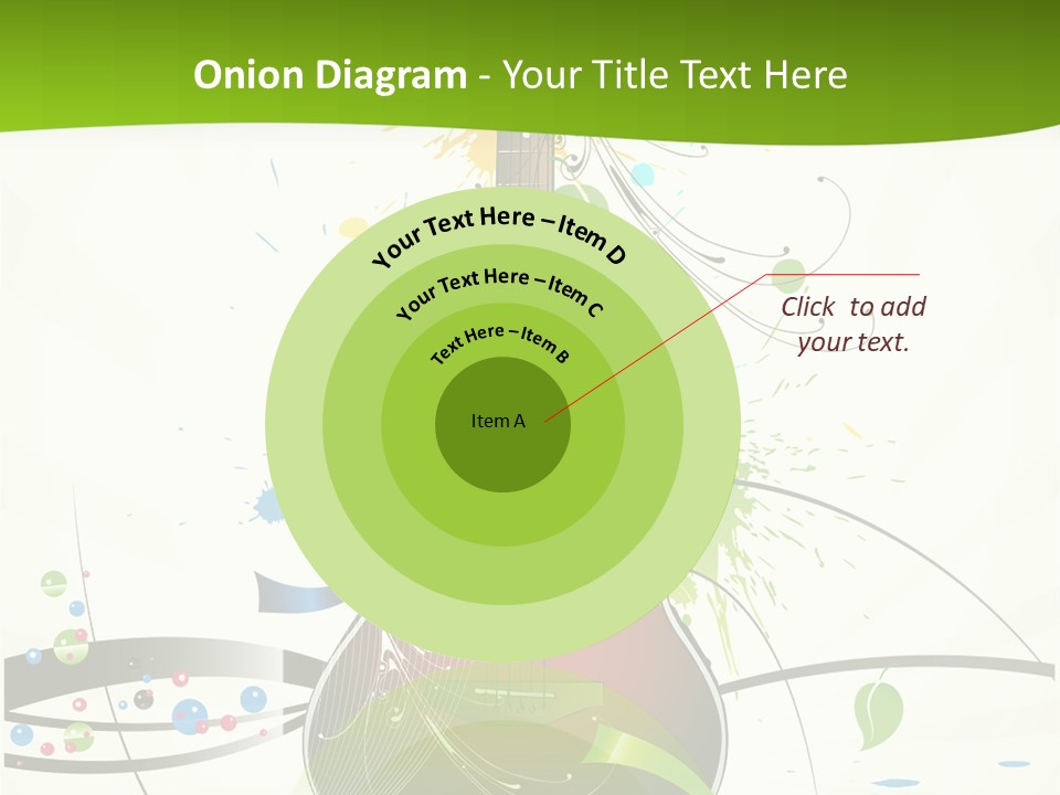 Pattern Guitar Sound PowerPoint Template