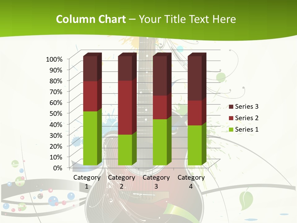 Pattern Guitar Sound PowerPoint Template