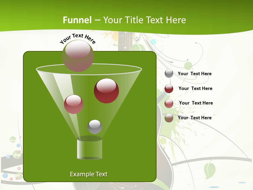 Pattern Guitar Sound PowerPoint Template