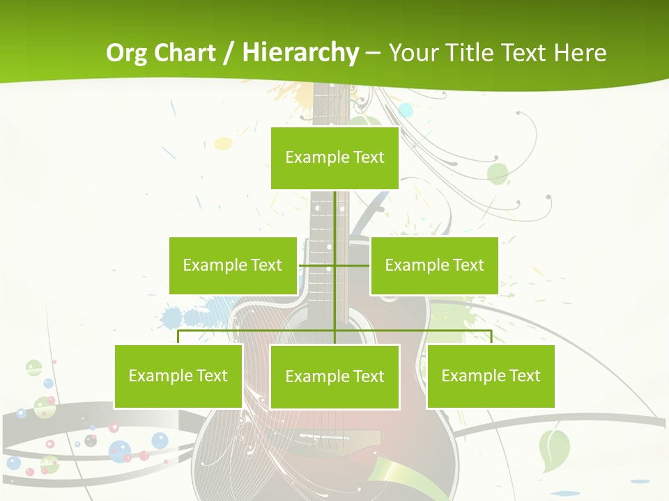 Pattern Guitar Sound PowerPoint Template