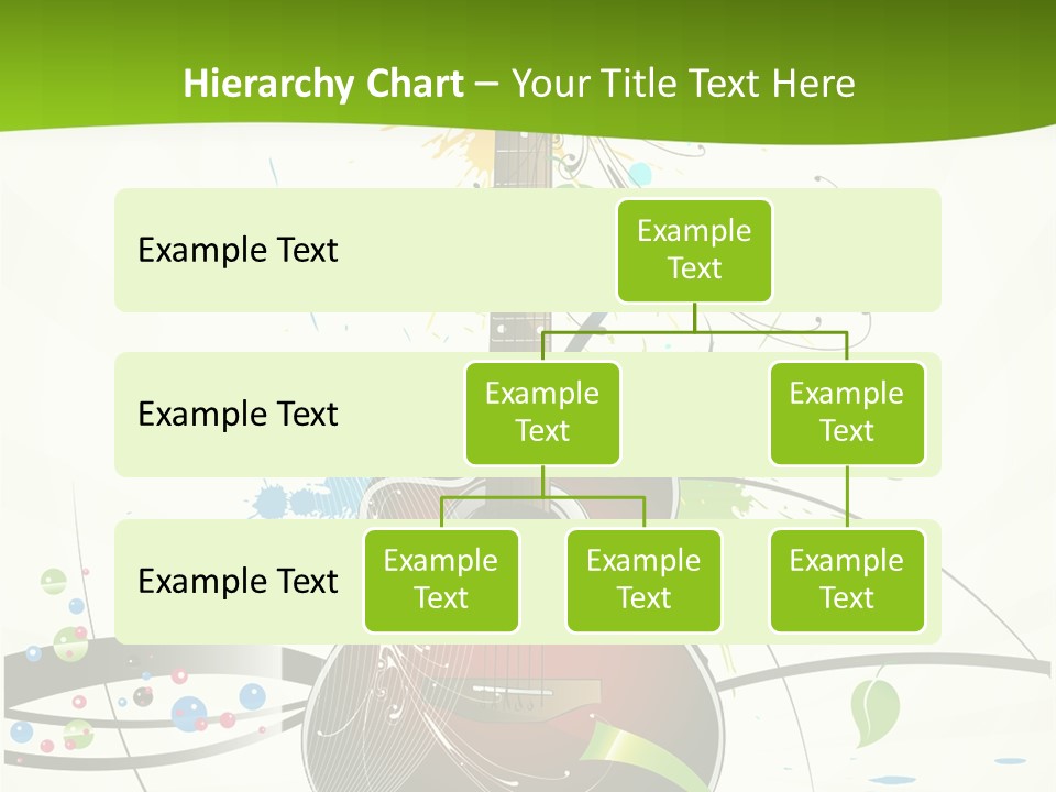 Pattern Guitar Sound PowerPoint Template