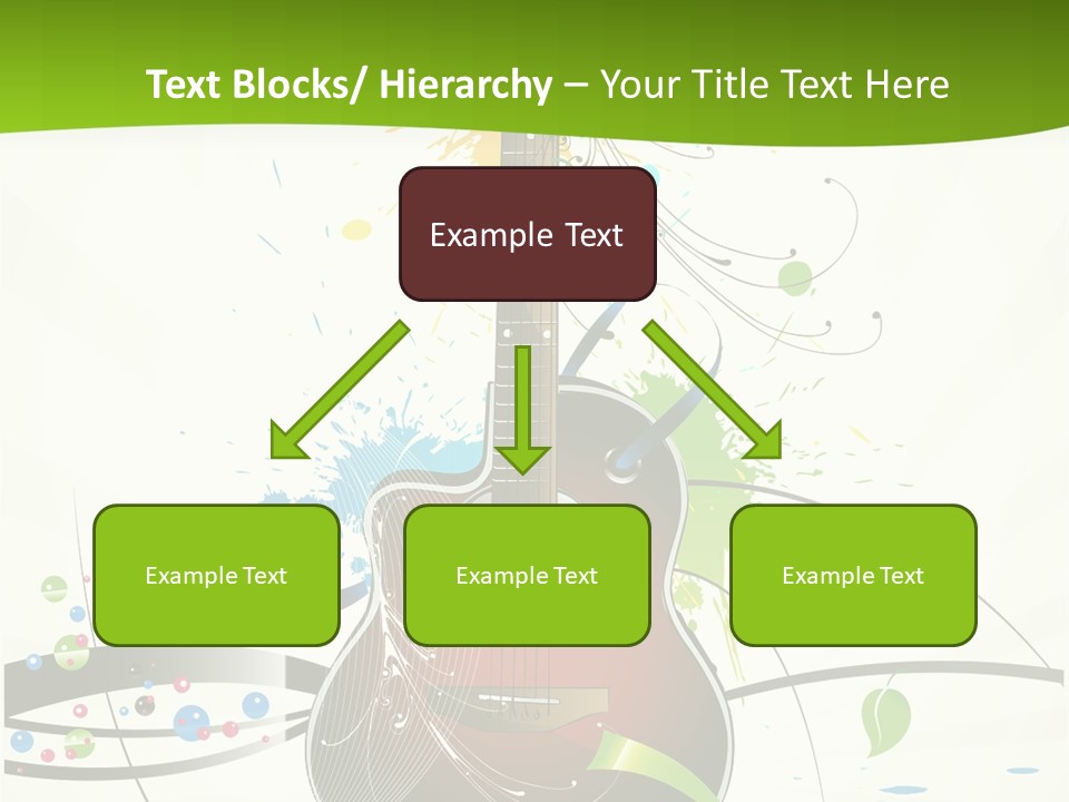 Pattern Guitar Sound PowerPoint Template