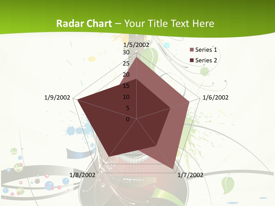 Pattern Guitar Sound PowerPoint Template