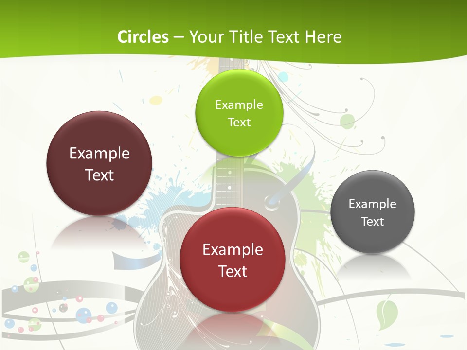 Pattern Guitar Sound PowerPoint Template