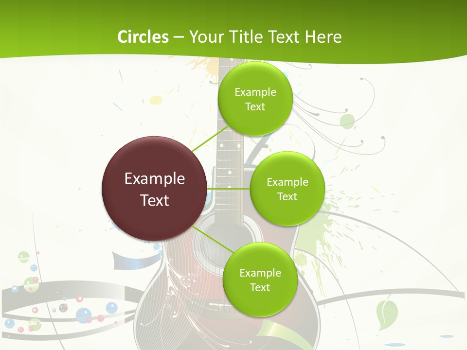 Pattern Guitar Sound PowerPoint Template