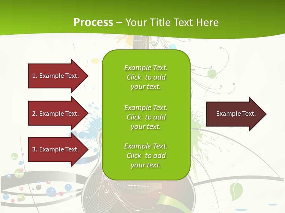 Pattern Guitar Sound PowerPoint Template
